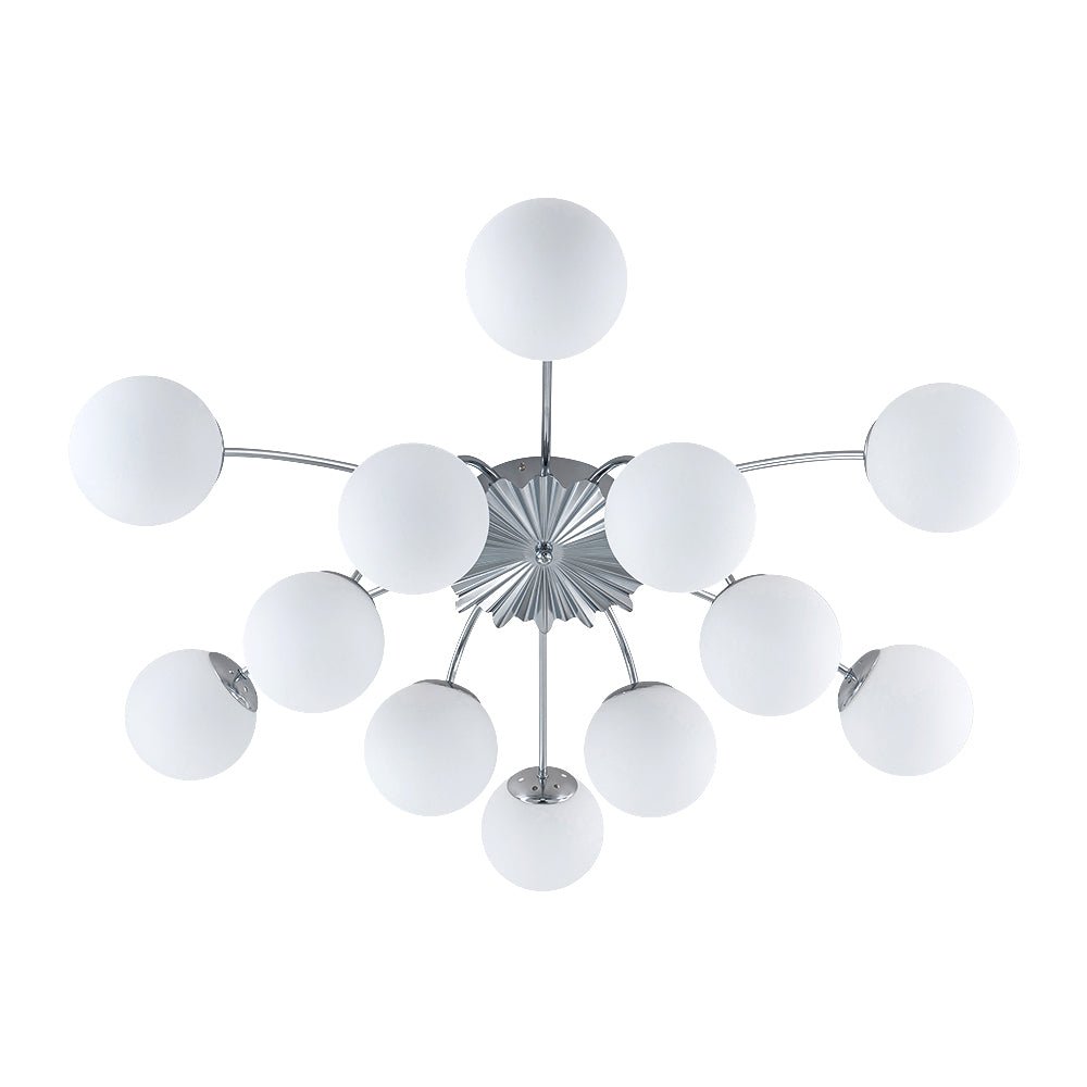 Lumina Modern Glass Chandelier - Lamp Copper