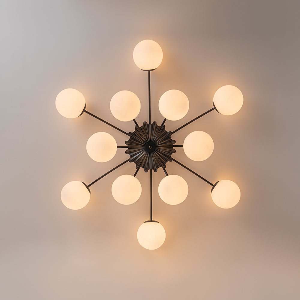 Lumina Modern Glass Chandelier - Lamp Copper