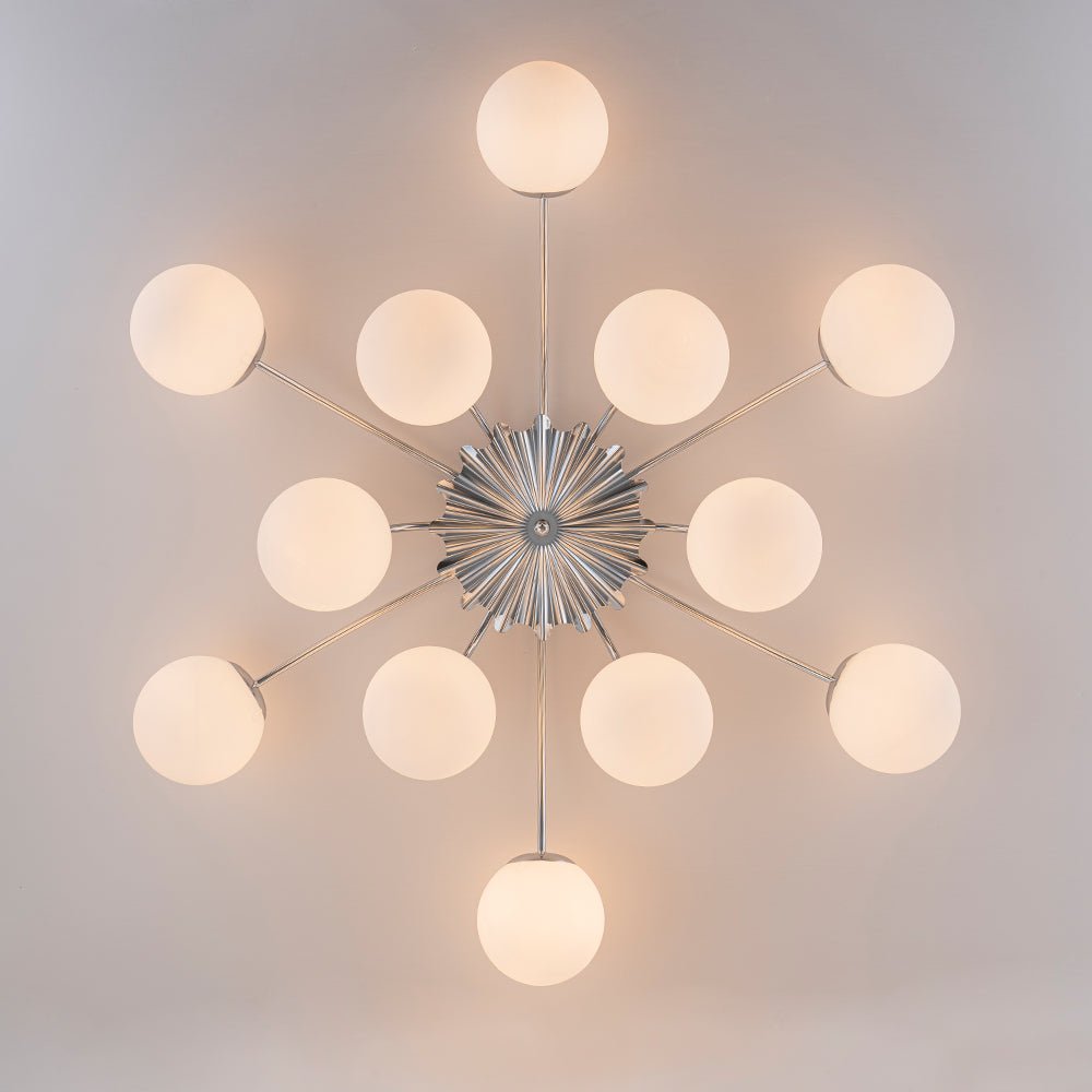 Lumina Modern Glass Chandelier - Lamp Copper