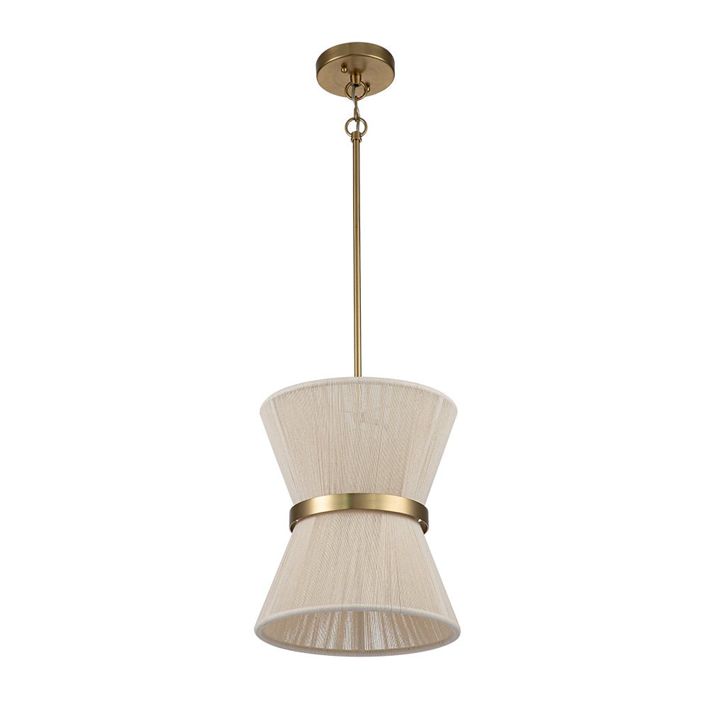 Valina Modern Metal Rope Pendant Light - Lamp Copper