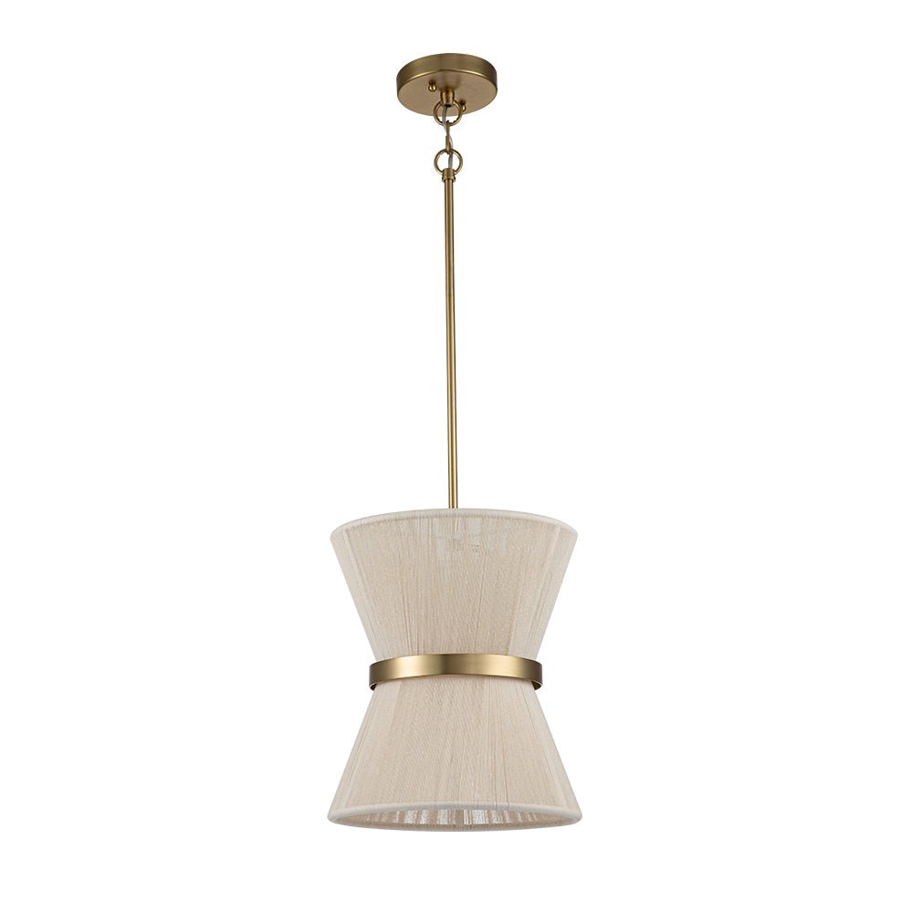 Valina Modern Metal Rope Pendant Light - Lamp Copper