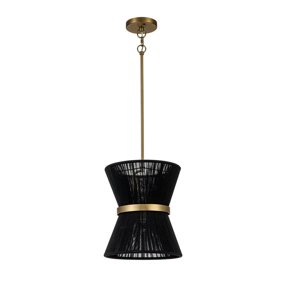 Valina Modern Metal Rope Pendant Light - Lamp Copper