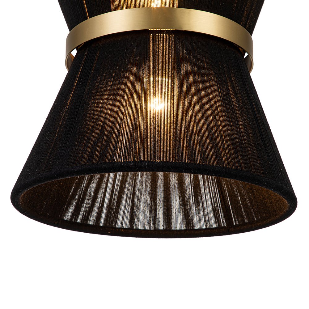Valina Modern Metal Rope Pendant Light - Lamp Copper