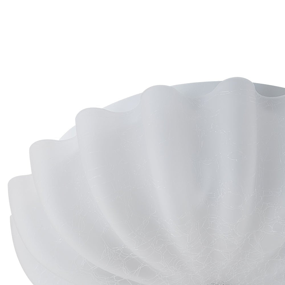 Norduli Modern Flower MetalGlass Semi Flush Ceiling Light - Lamp Copper