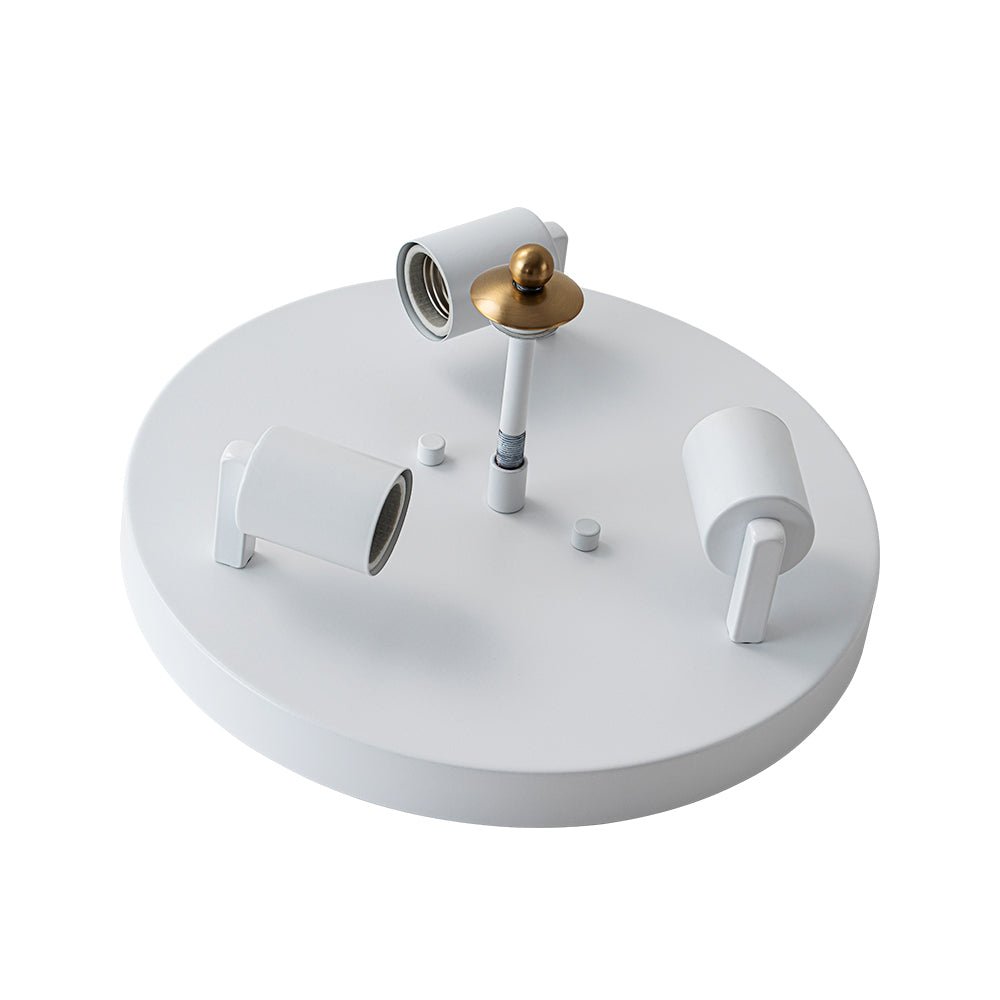 Norduli Modern Flower MetalGlass Semi Flush Ceiling Light - Lamp Copper