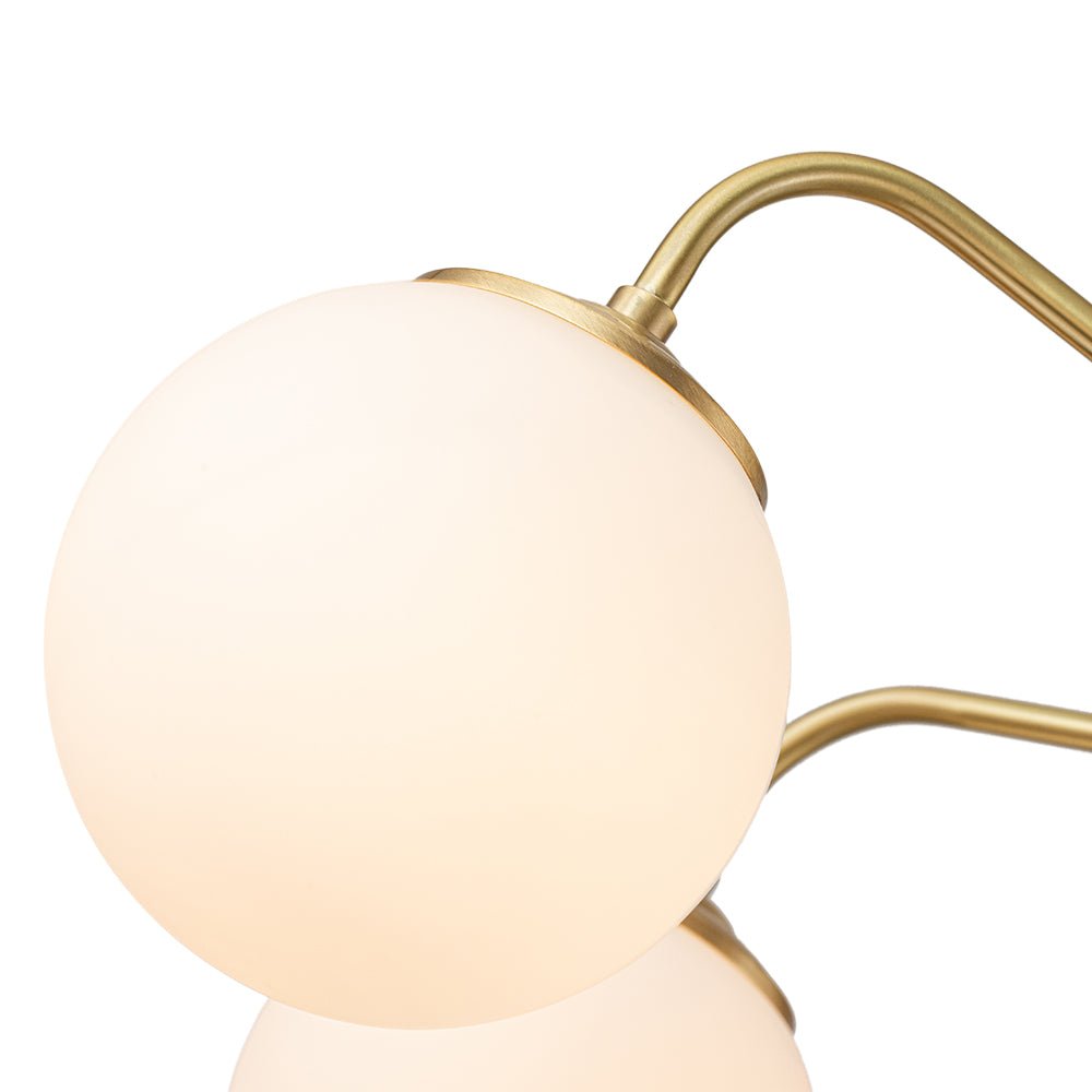 Kvall Modern Milky Metal Chandelier - Lamp Copper