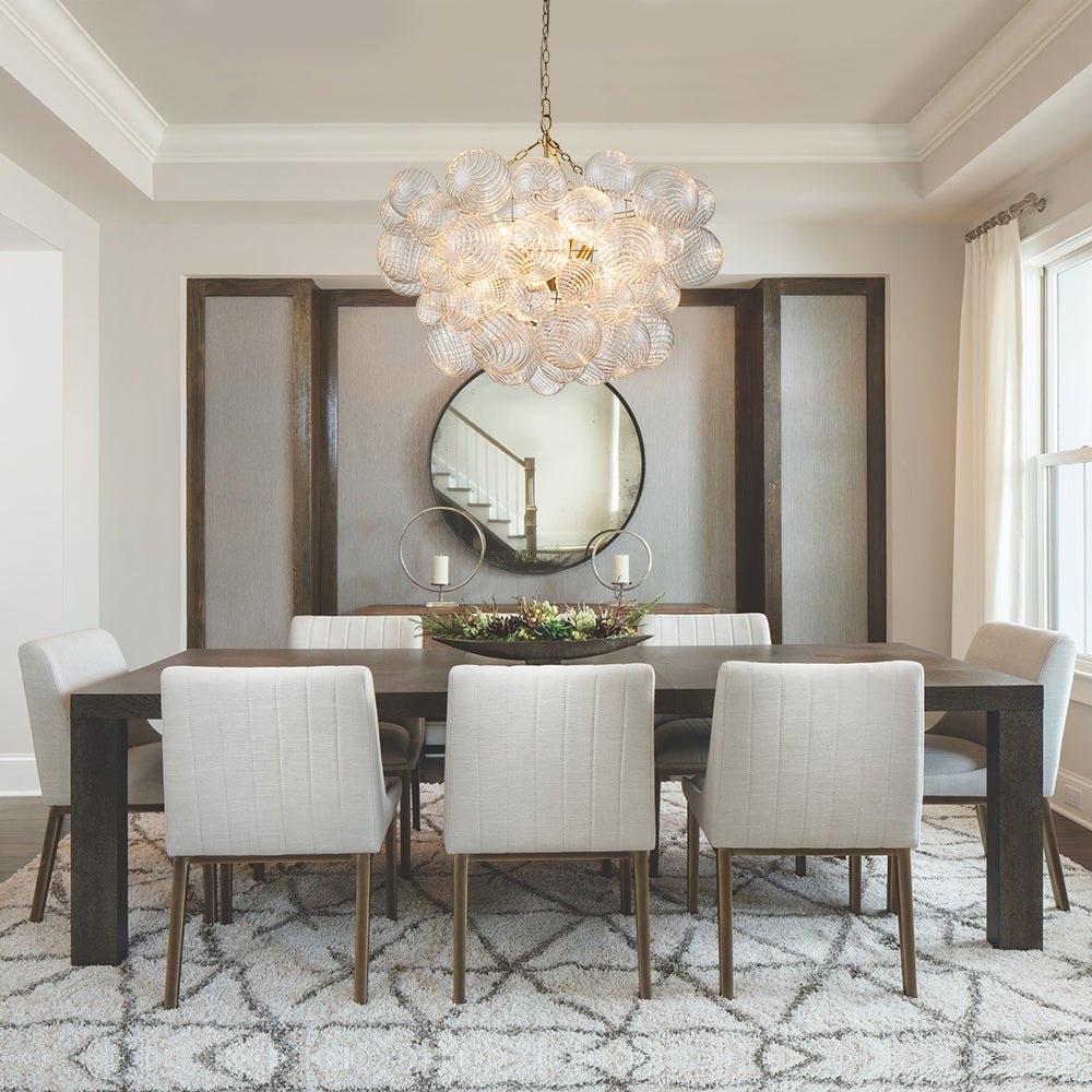 Stellia Bubble Art Brass Chandelier - Lamp Copper