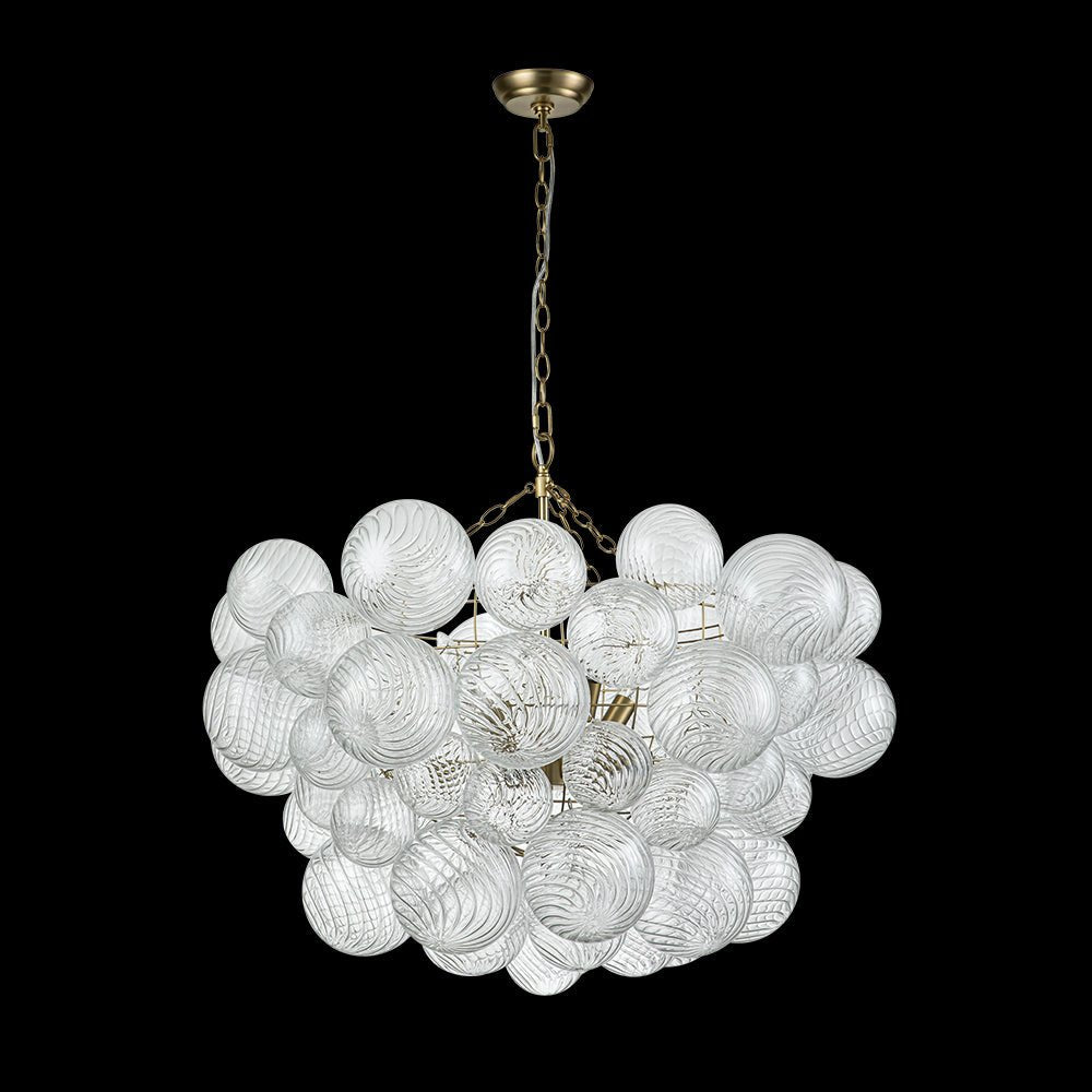 Stellia Bubble Art Brass Chandelier - Lamp Copper
