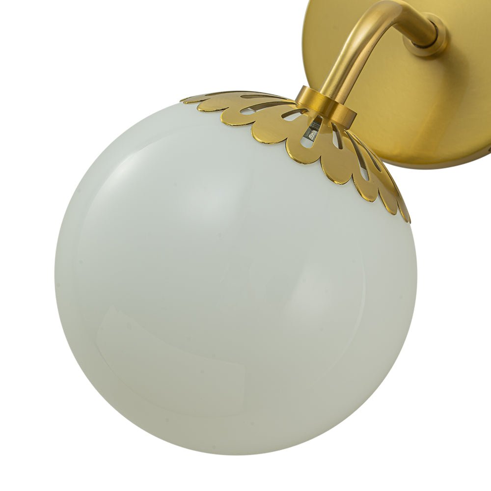 Himinuli Daisy Opal Glass Wall Lamp - Lamp Copper