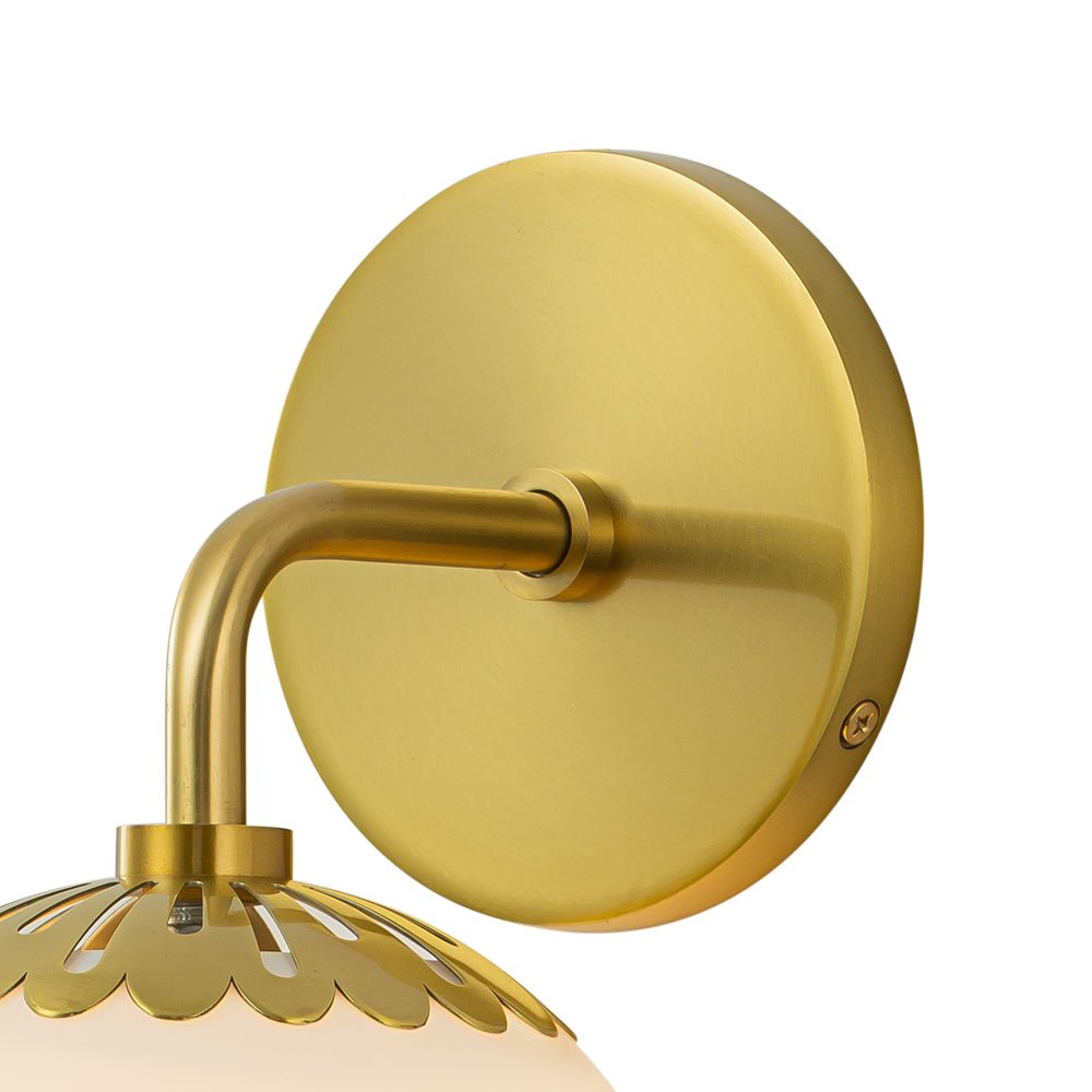 Himinuli Daisy Opal Glass Wall Lamp - Lamp Copper