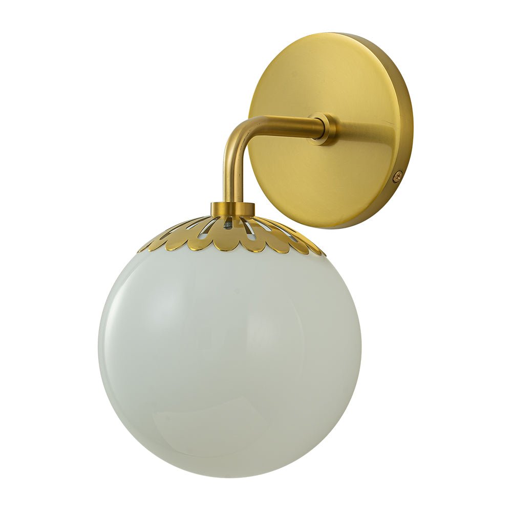 Himinuli Daisy Opal Glass Wall Lamp - Lamp Copper