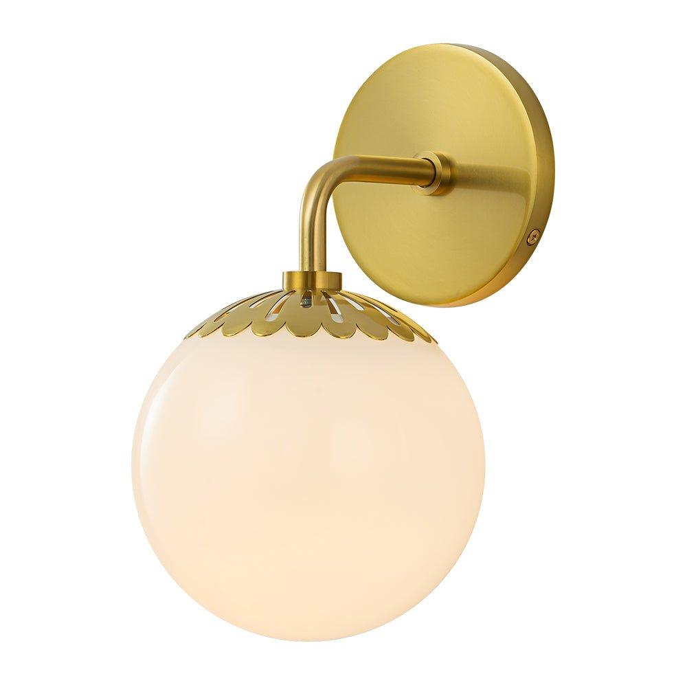 Himinuli Daisy Opal Glass Wall Lamp - Lamp Copper