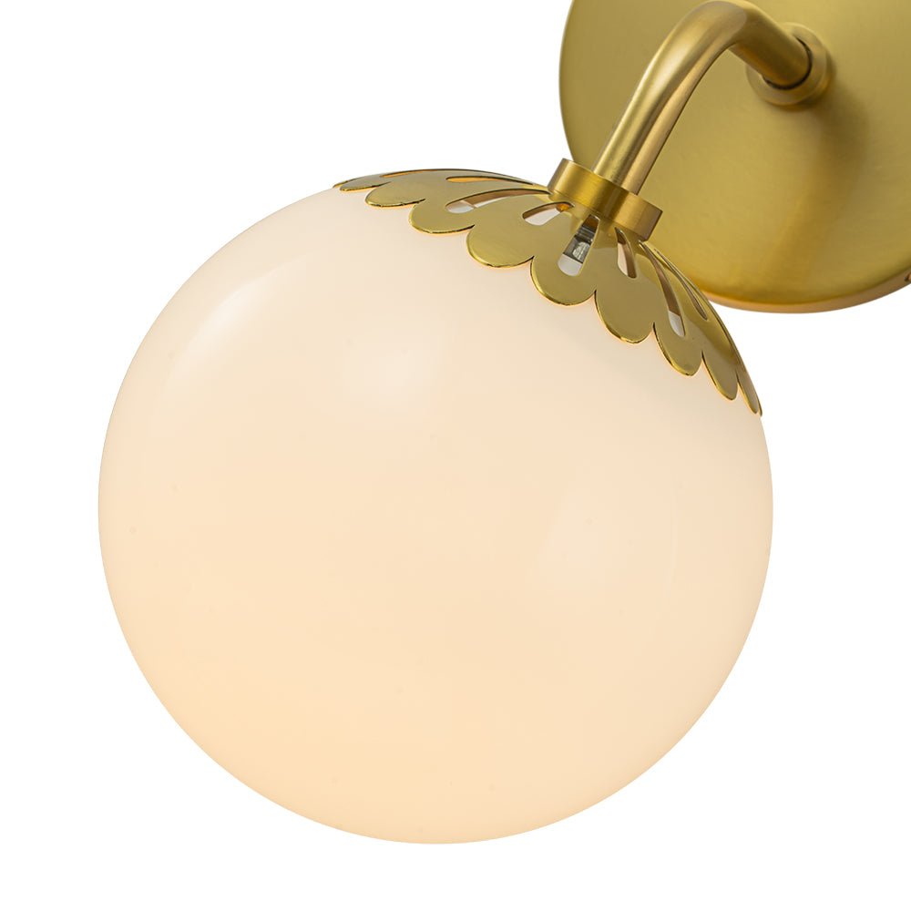 Himinuli Daisy Opal Glass Wall Lamp - Lamp Copper