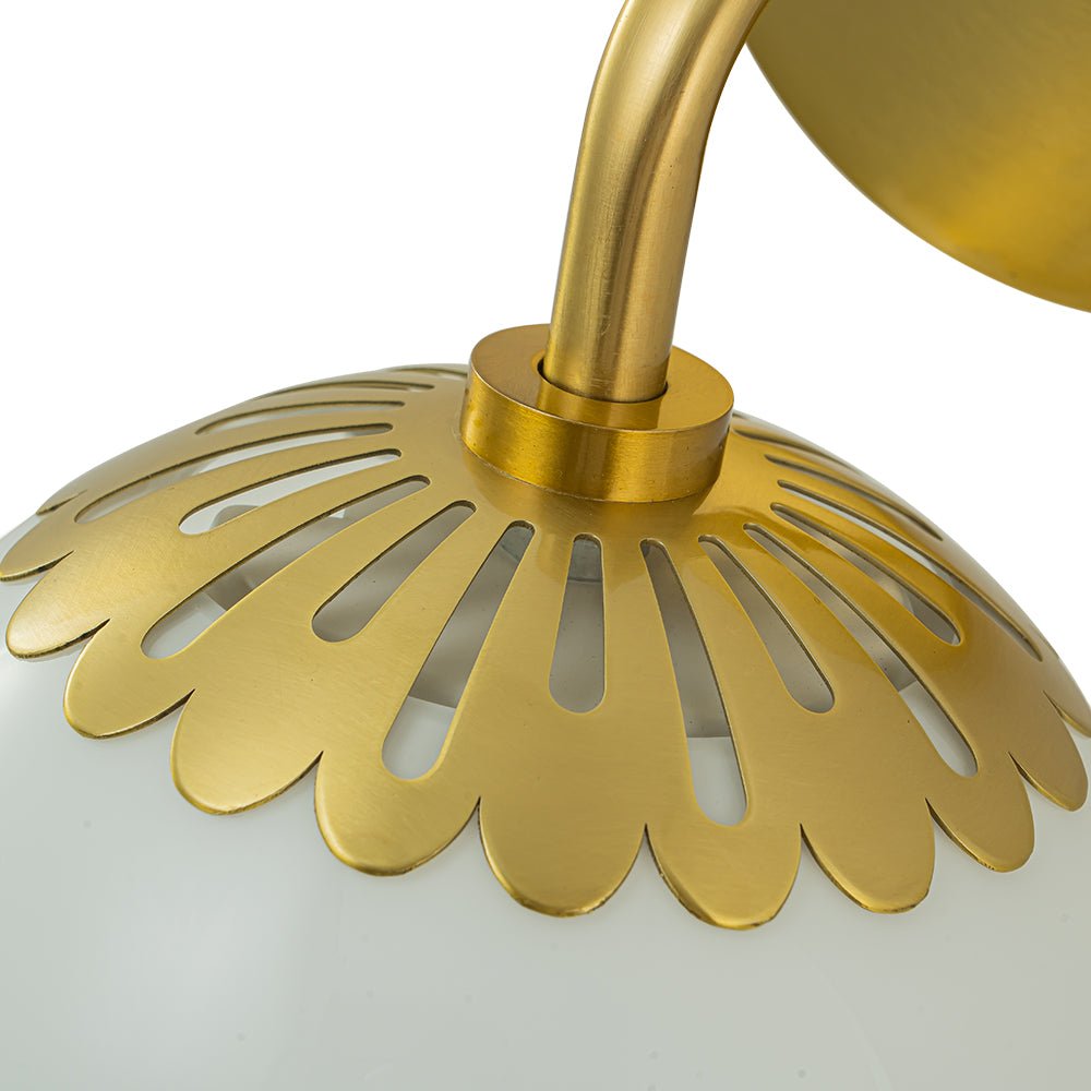 Himinuli Daisy Opal Glass Wall Lamp - Lamp Copper