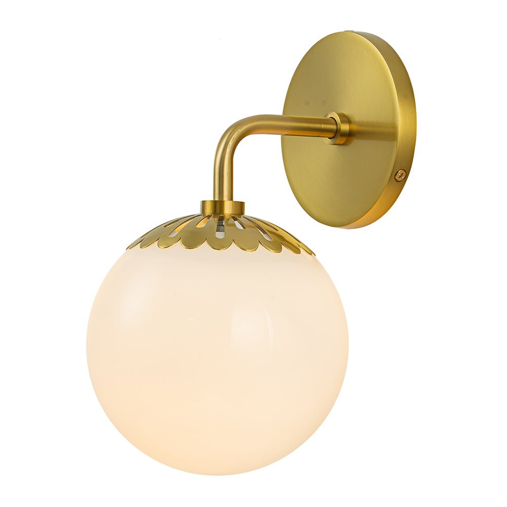 Himinuli Daisy Opal Glass Wall Lamp - Lamp Copper