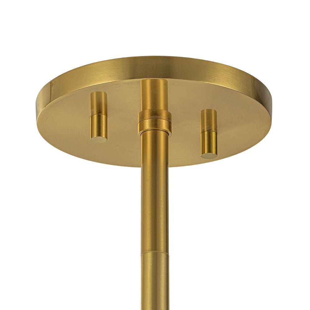 Ostulix Daisy Sputnik Opal Glass Chandelier - Lamp Copper