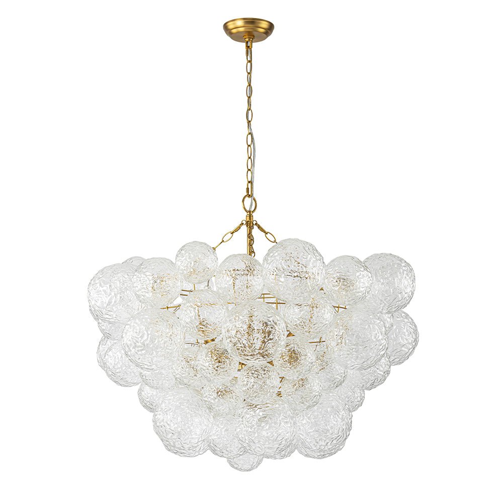 Mjuka Luxe Glass Chandelier - Lamp Copper