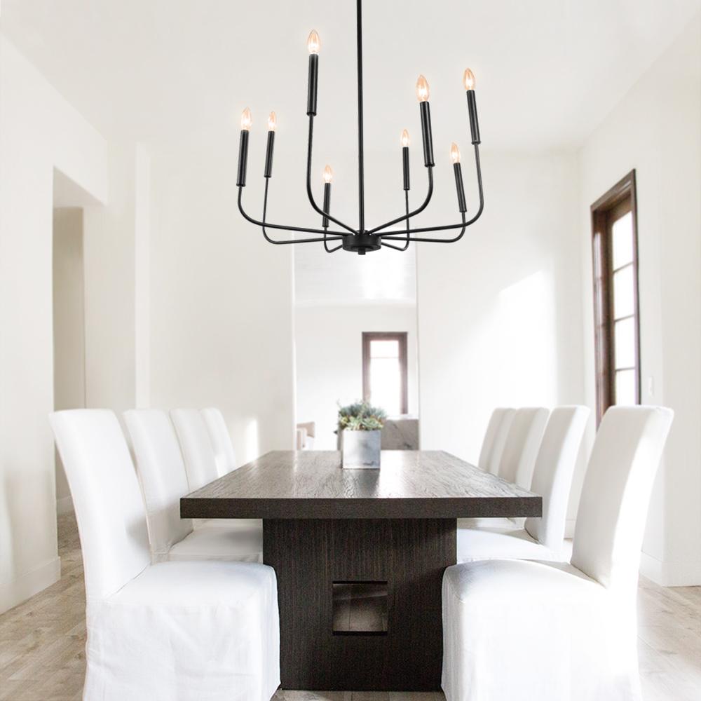 Qvistur Candle Style Metal Chandelier - Lamp Copper