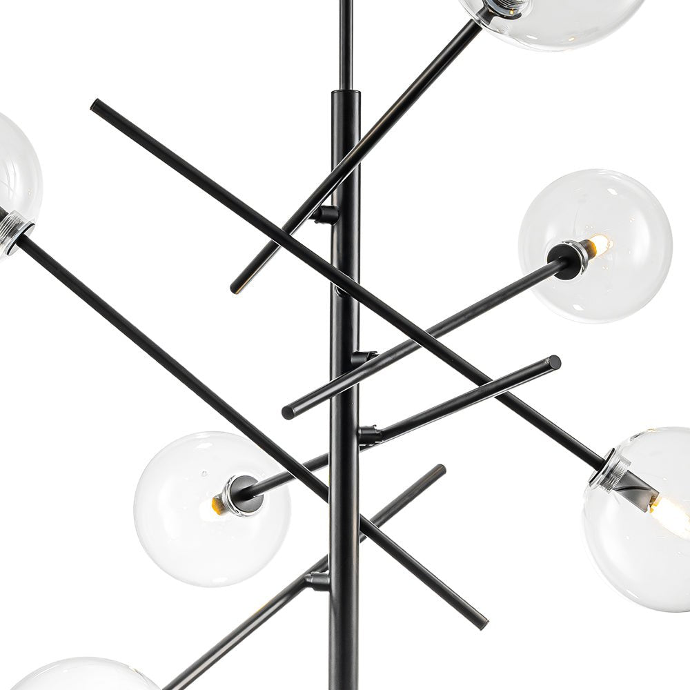Glitre Celestial Sputnik Glass Chandelier - Lamp Copper
