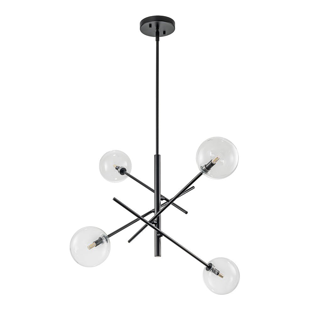 Glitre Celestial Sputnik Glass Chandelier - Lamp Copper