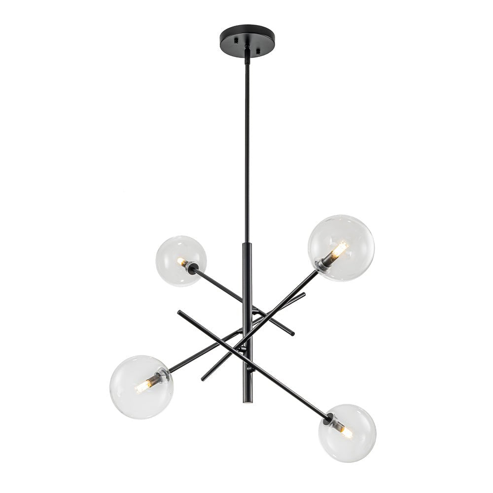 Glitre Celestial Sputnik Glass Chandelier - Lamp Copper