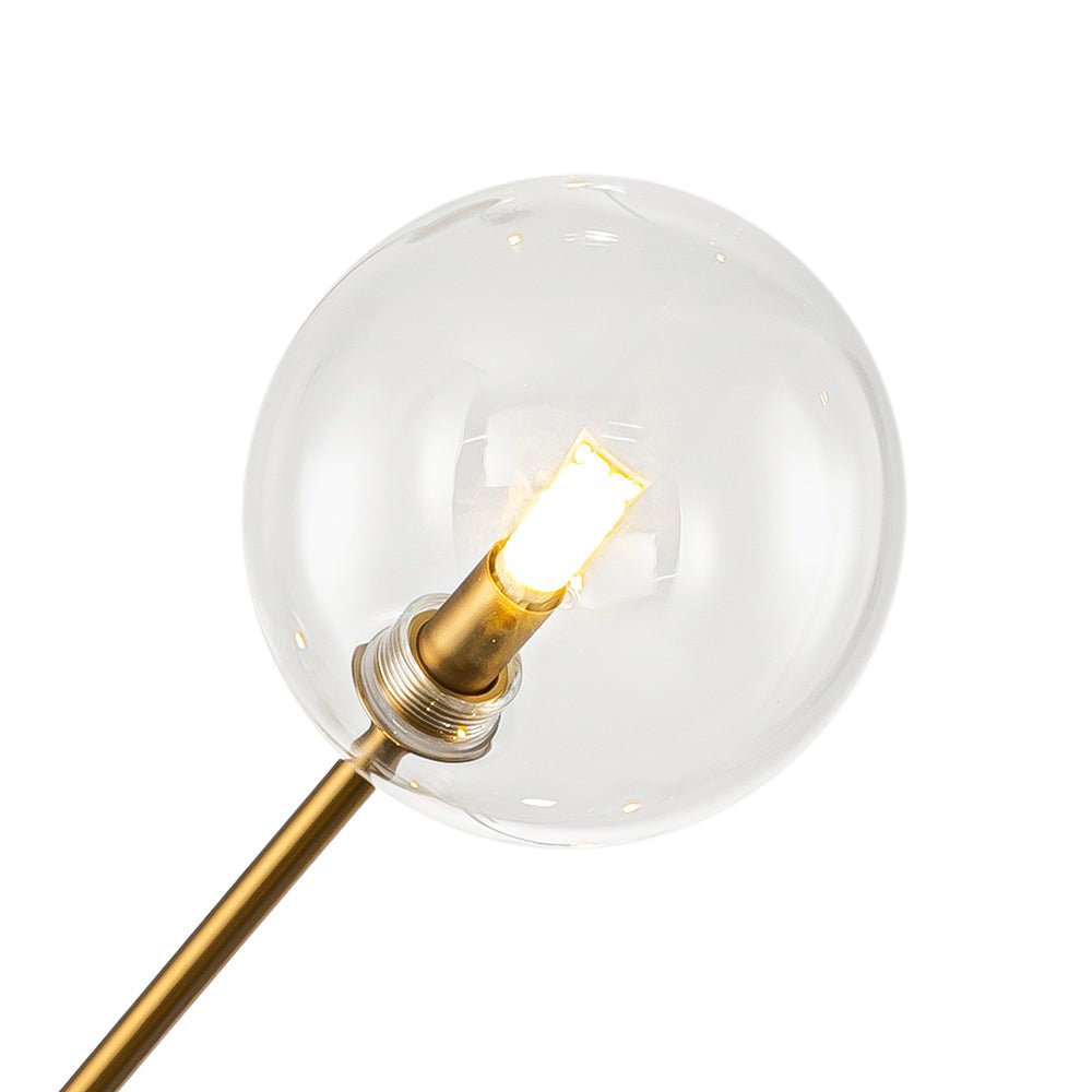 Glitre Celestial Sputnik Glass Chandelier - Lamp Copper