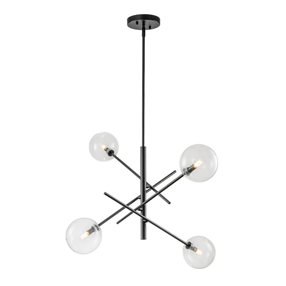 Glitre Celestial Sputnik Glass Chandelier - Lamp Copper