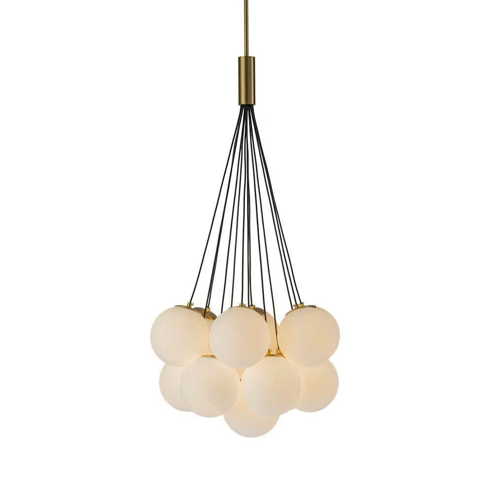 Mjuka Cloud Style Opal Glass Chandelier Pendant Light - Lamp Copper