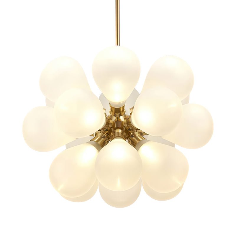 Jarnbrul Modern Glass Chandelier - Lamp Copper