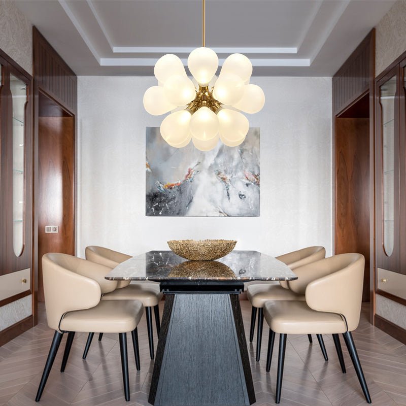 Jarnbrul Modern Glass Chandelier - Lamp Copper
