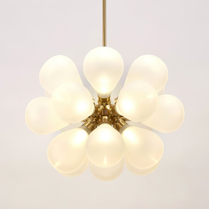 Jarnbrul Modern Glass Chandelier - Lamp Copper