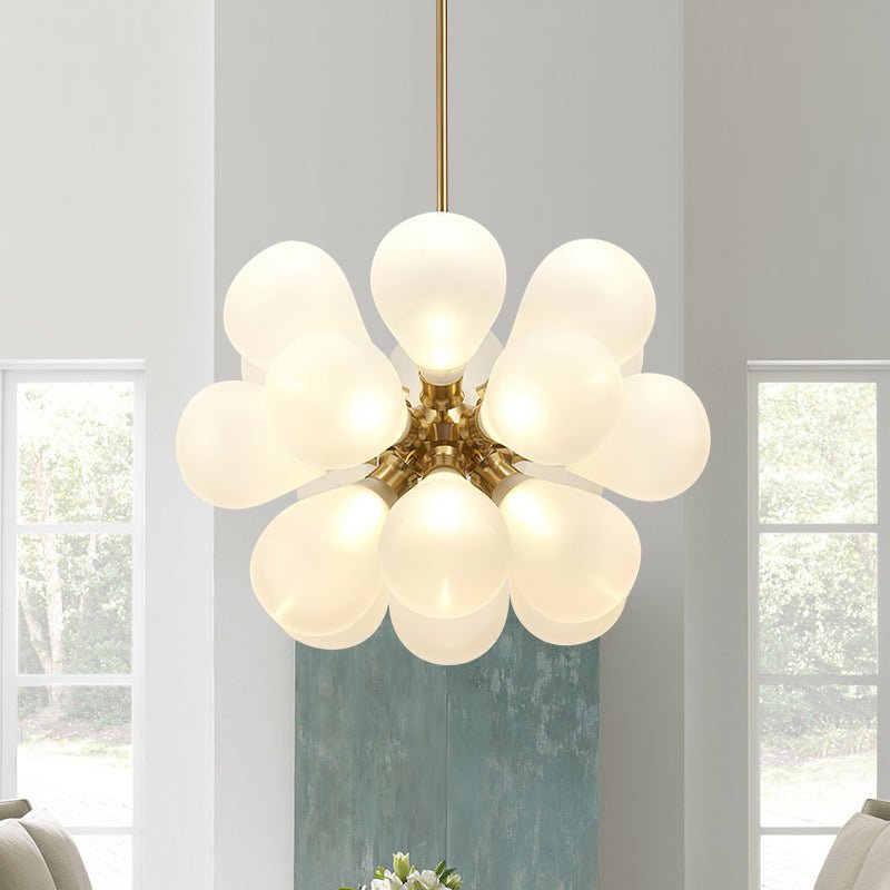Jarnbrul Modern Glass Chandelier - Lamp Copper
