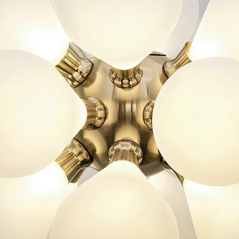 Jarnbrul Modern Glass Chandelier - Lamp Copper