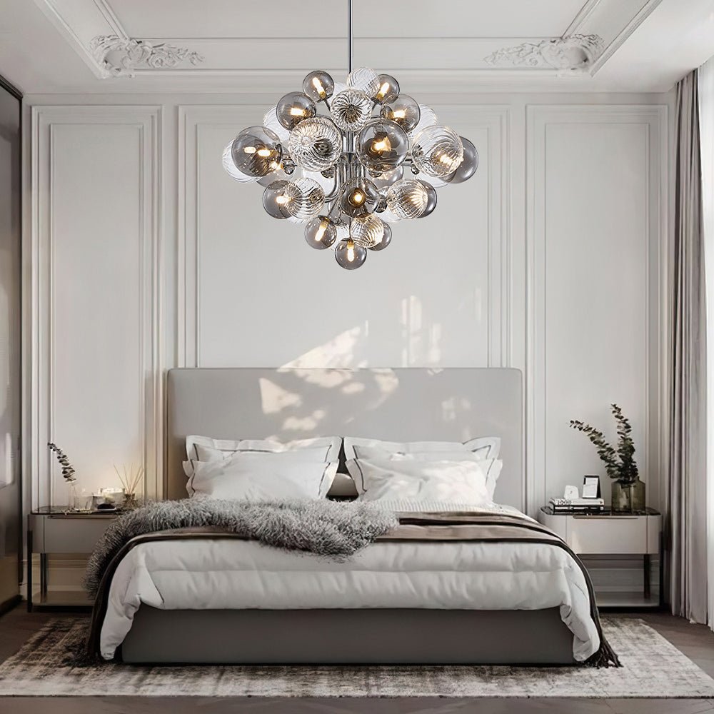 Virela Postmodern luxury Glass Chandelier - Lamp Copper
