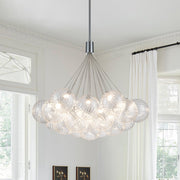 Waegn Modern Glass Metal Chandelier - Lamp Copper