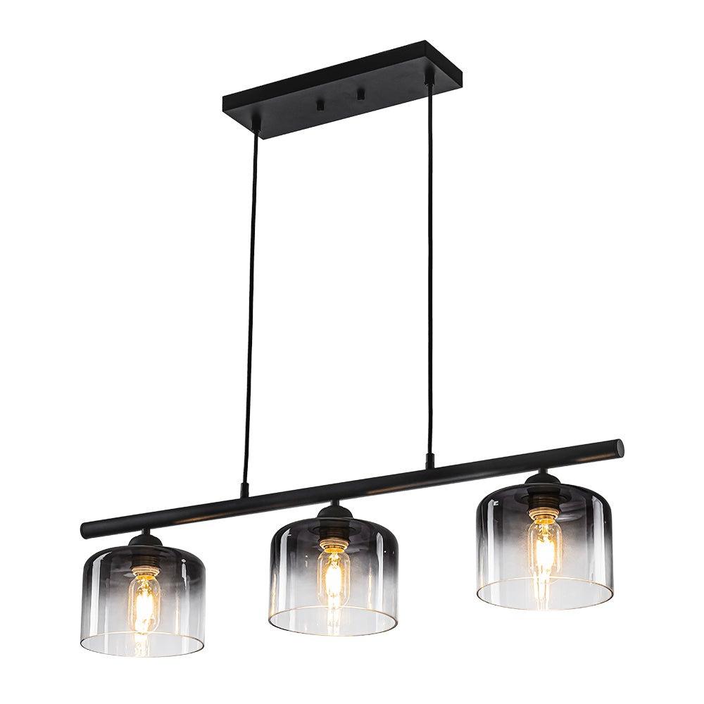 Valion Contemporary Gradual Smoked Glass Chandelier - Lamp Copper