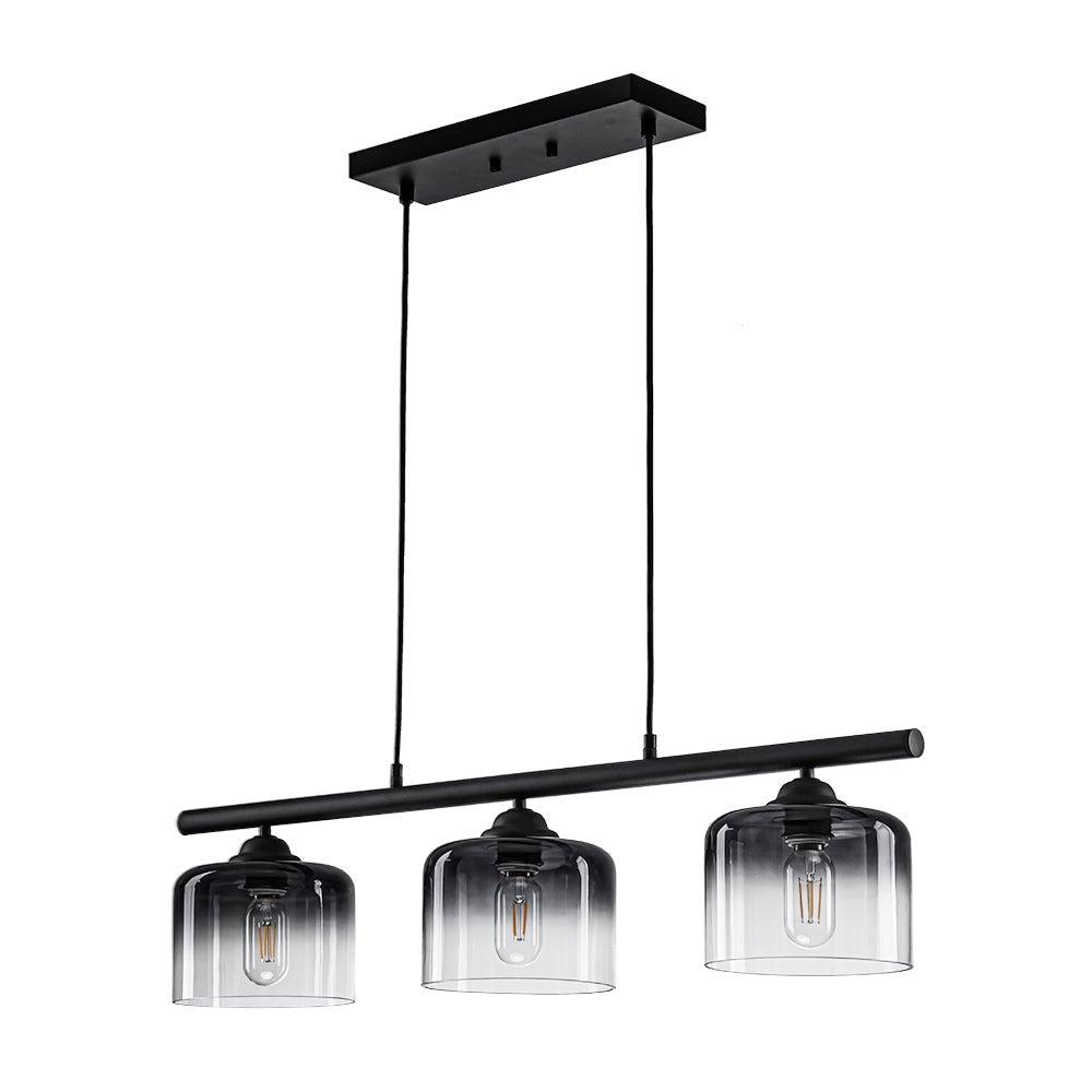 Valion Contemporary Gradual Smoked Glass Chandelier - Lamp Copper