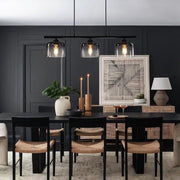 Valion Contemporary Gradual Smoked Glass Chandelier - Lamp Copper