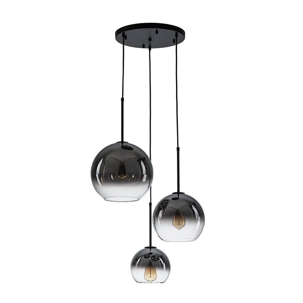 Ostruvix Contemporary Polished Gradual Glass Pendant Light - Lamp Copper
