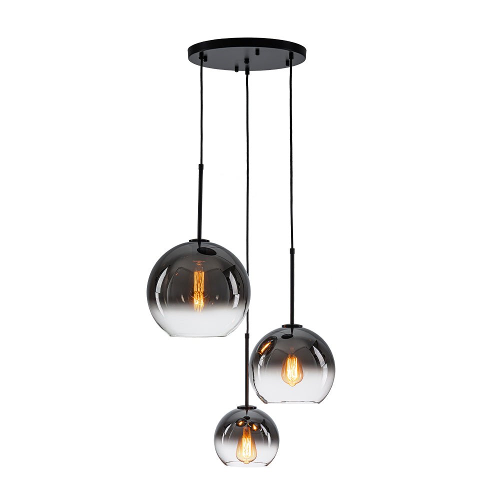 Ostruvix Contemporary Polished Gradual Glass Pendant Light - Lamp Copper