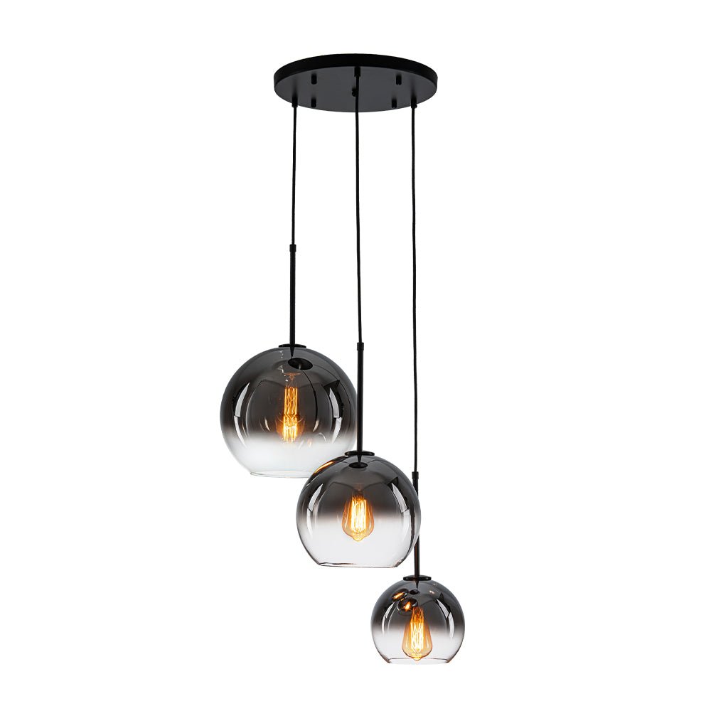 Ostruvix Contemporary Polished Gradual Glass Pendant Light - Lamp Copper