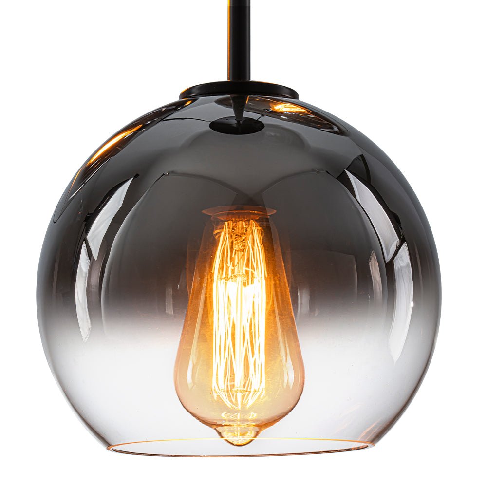 Ostruvix Contemporary Polished Gradual Glass Pendant Light - Lamp Copper