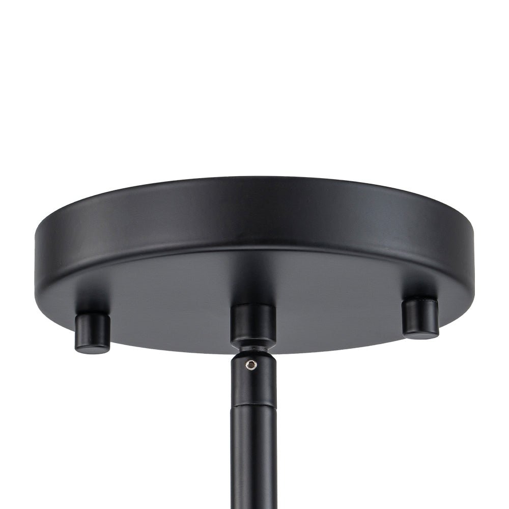 Vesina Linen Metal Semi Flush Mount Ceiling Light - Lamp Copper
