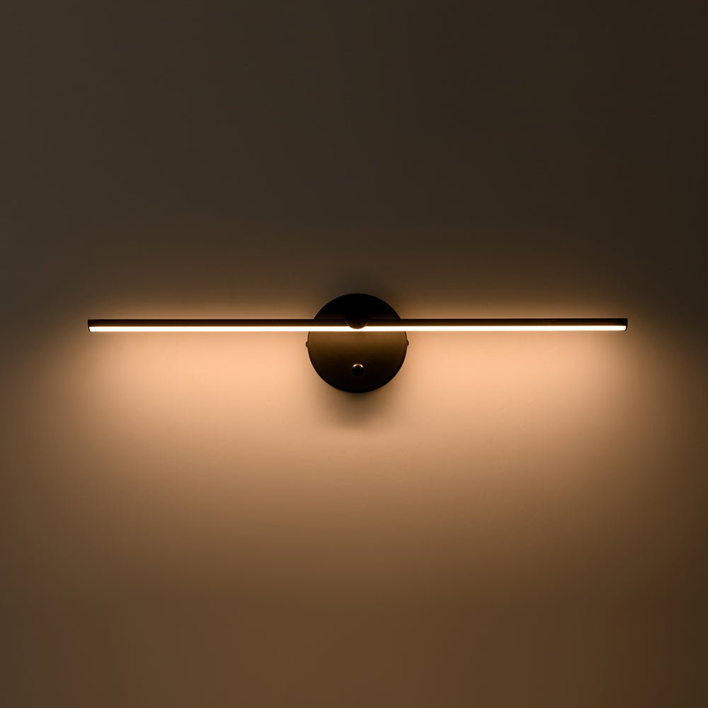 Xenial Rotatable Linear Strip Metal Vanity Lamp Picture Light - Lamp Copper