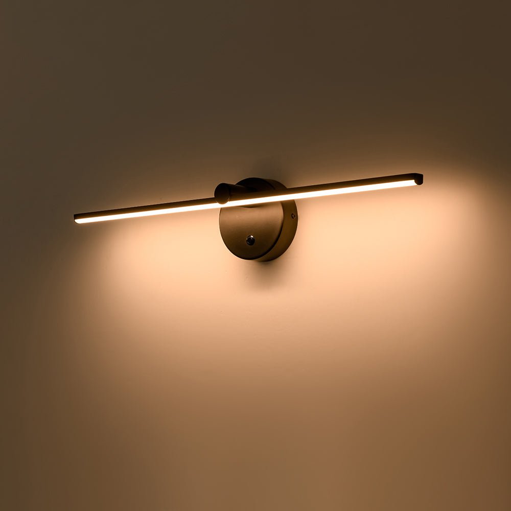Xenial Rotatable Linear Strip Metal Vanity Lamp Picture Light - Lamp Copper