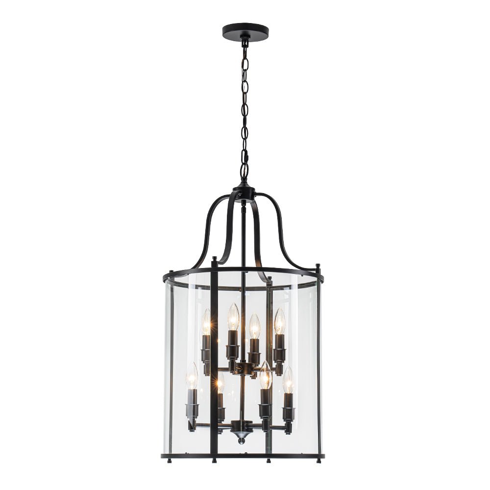 Norviah Traditional Glass Pendant Light - Lamp Copper
