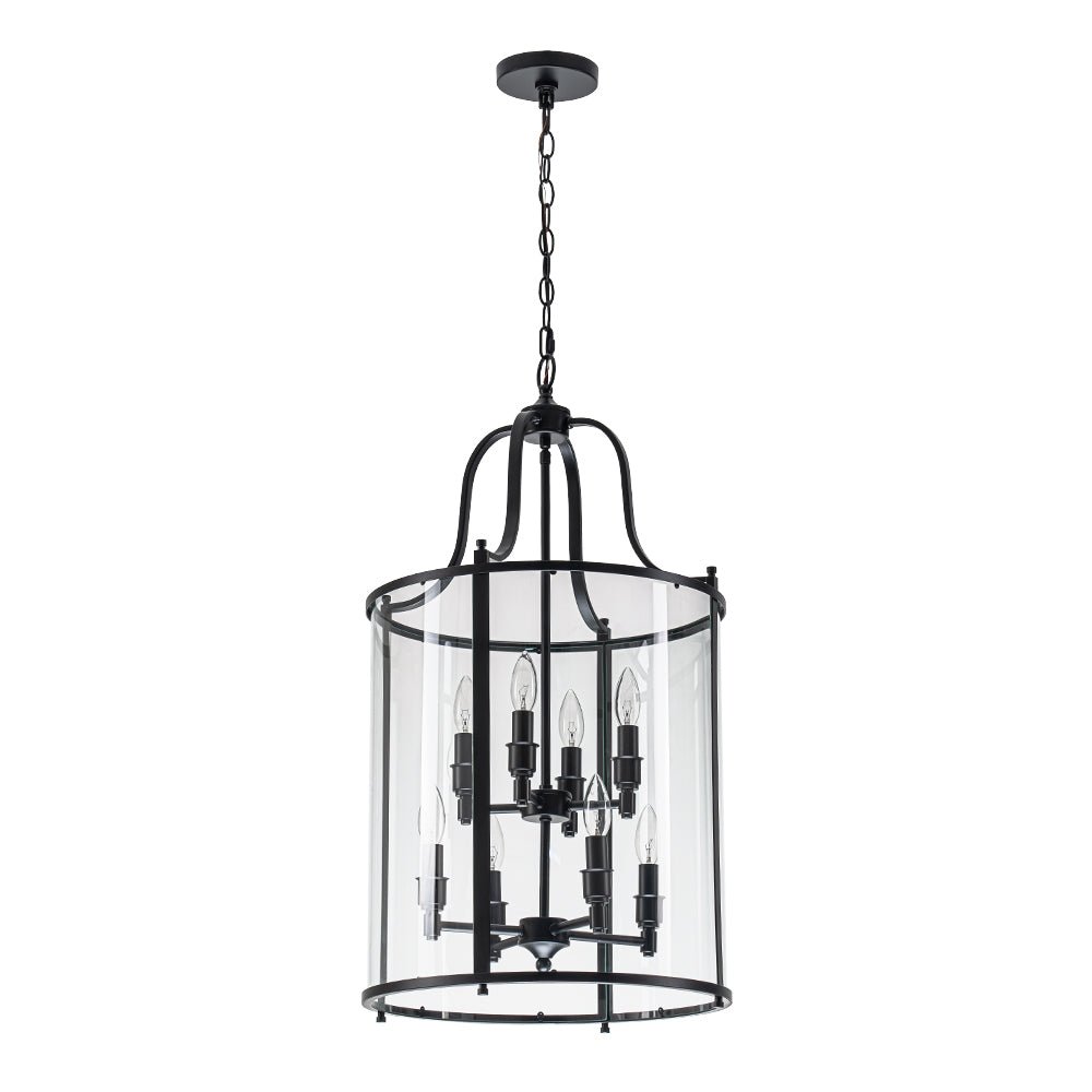 Norviah Traditional Glass Pendant Light - Lamp Copper