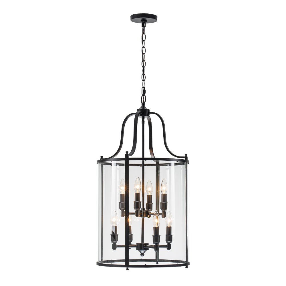 Norviah Traditional Glass Pendant Light - Lamp Copper