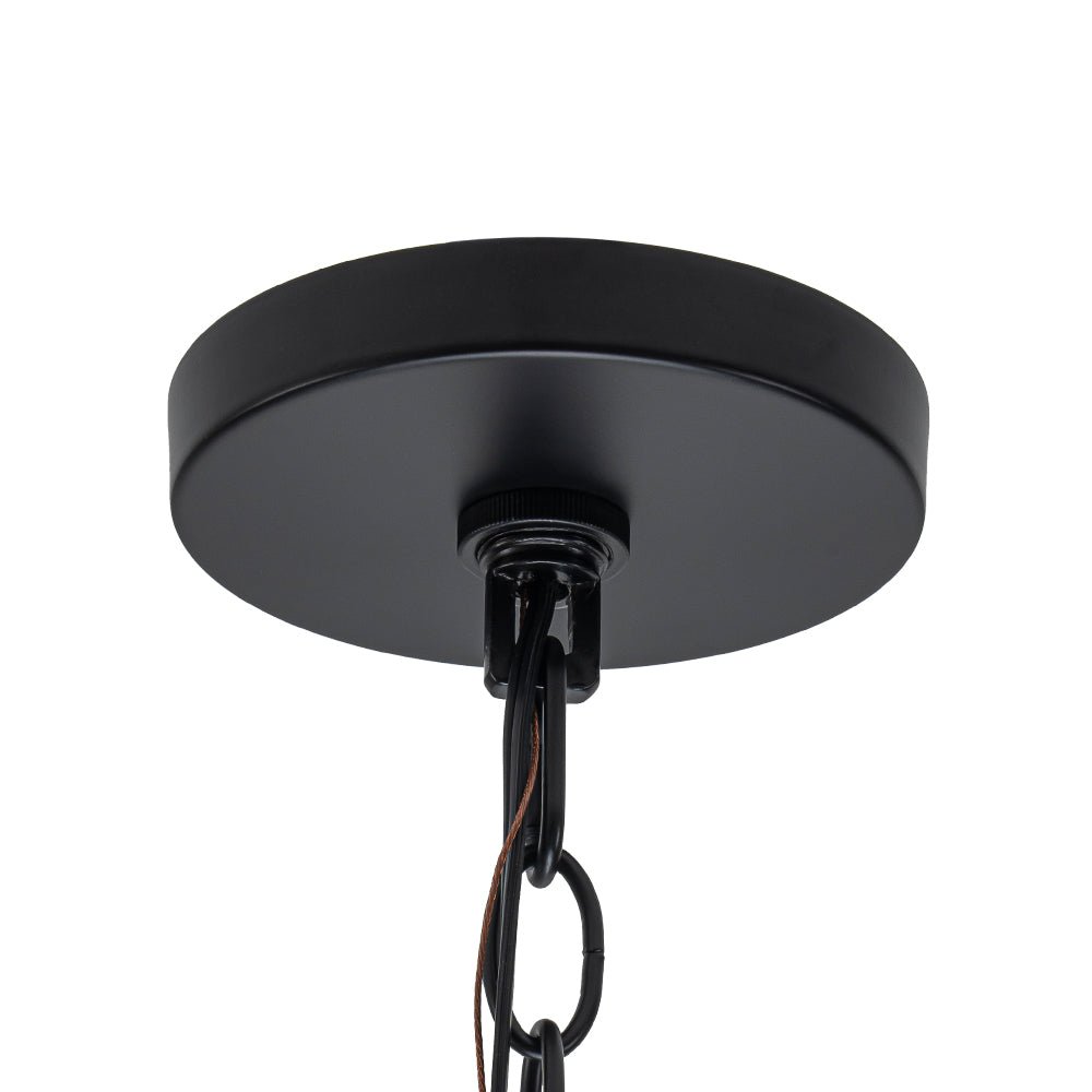 Norviah Traditional Glass Pendant Light - Lamp Copper
