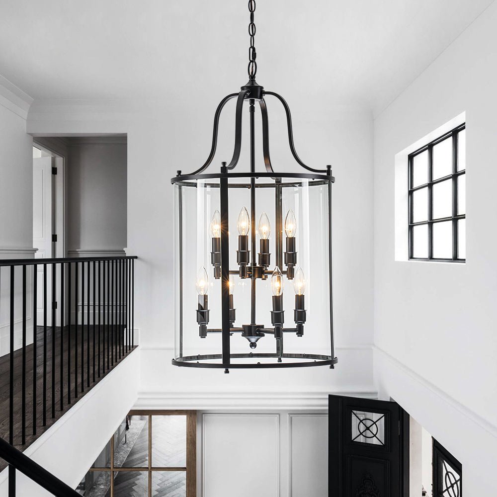 Norviah Traditional Glass Pendant Light - Lamp Copper